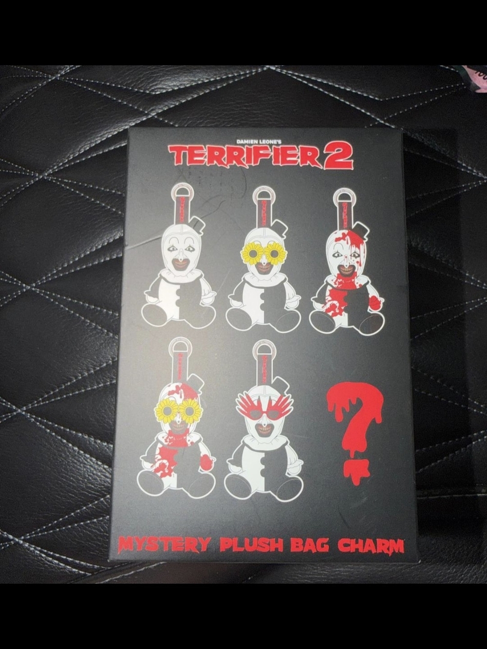 Terrifier 2 Mystery Plush Bag Charm - Black/Red